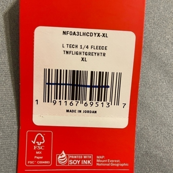 NWT Women’s THE NORTH FACE L Tech 1/4 Zip Fleece Jacket Yale Logo - Picture 6 of 6